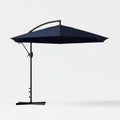 Boczny parasol ogrodowy granatowy 300 x 300 cm, wysokość 250 cm